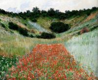 Monet, Claude Oscar - Poppy Field In A Hollow Near Giverny